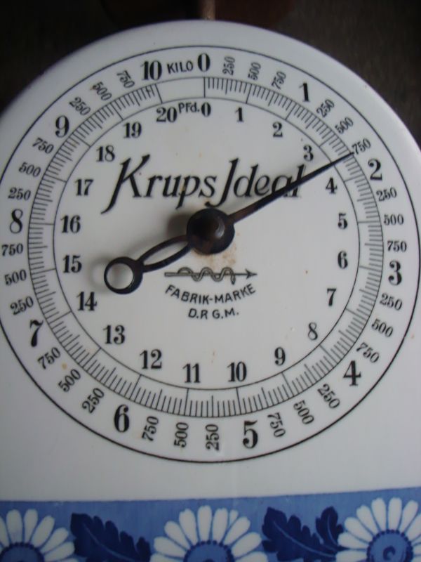 Te koop oude weegschaal