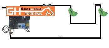 Waterleiding drinkbak vorstvrij warm water circuit