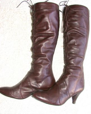 dames lederen laarzen