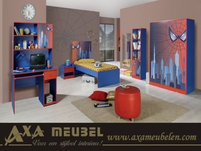 spiderman tienerkamers AXA meubelen rotterdam breda den haag