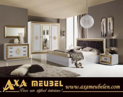 hooglans wit luxe slaapkamers AXA meubelen Rotterdam breda