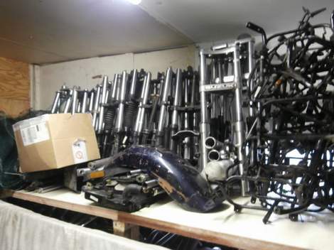 Kawasaki toermodellen, onderdelen