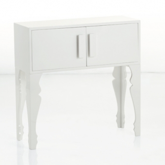 2 deurs kast Gloss White MDF  
