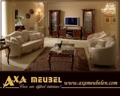 italiaanse hoogglans donatello noten woonkamers WOISS Meubels