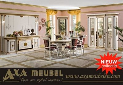 NIEUW model inboedel italiaans hoogglans versace AXA meubels