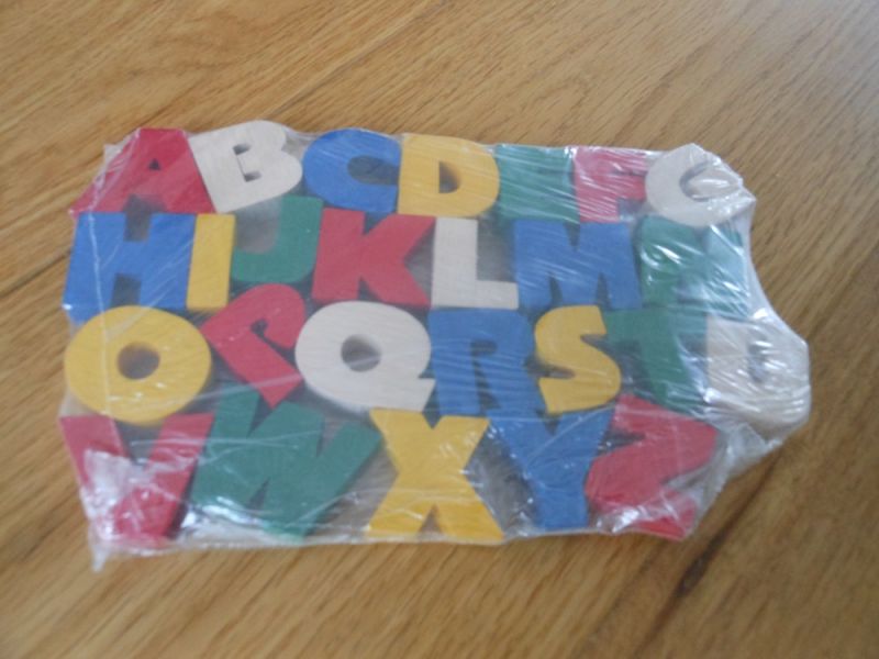 Houten puzzel alfabet