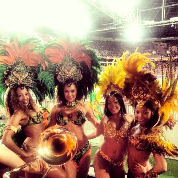 Samba-show, Samba-danseressen Samba Brazil
