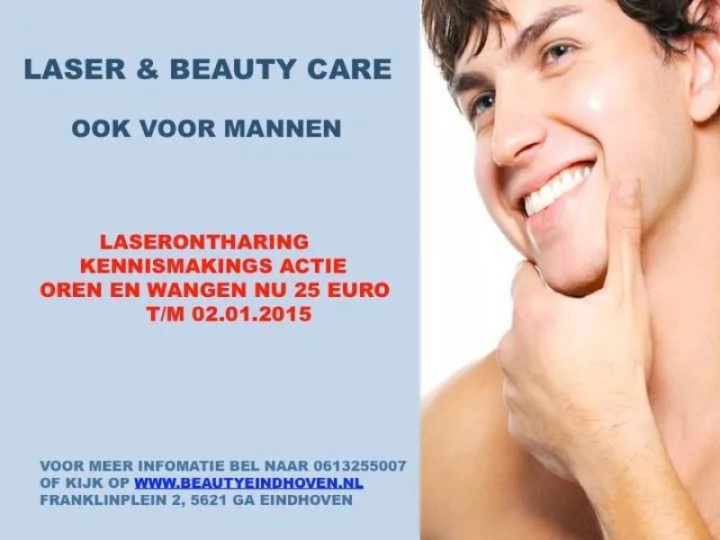 Actie laserontharing zowel voor mannen en vrouwen