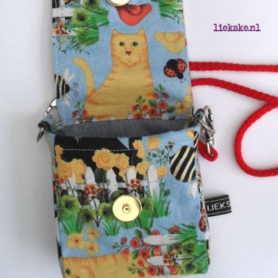 Katten tasje: Lieve Tuinpoezen