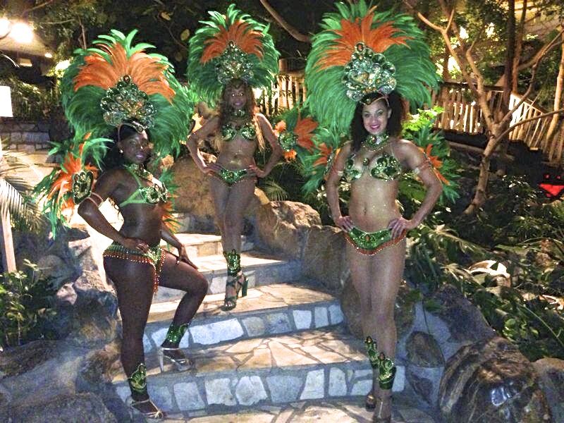 Samba-show, Samba-danseressen Samba Brazil