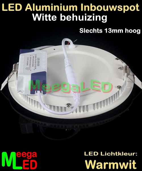 LED inbouwspot spot panel light 3W - Warmwit 2800K
