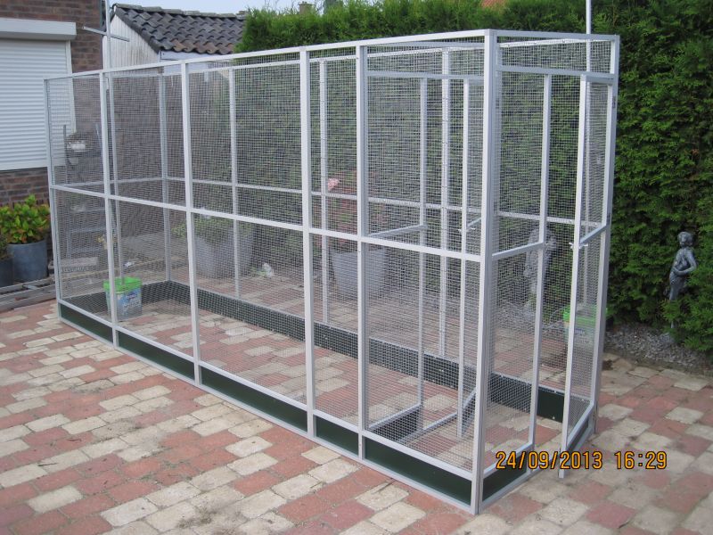 Aluminium voliere's op maat