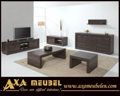 Moderne woonkamer inrichting AXA Meubelen Rotterdam Den Haag