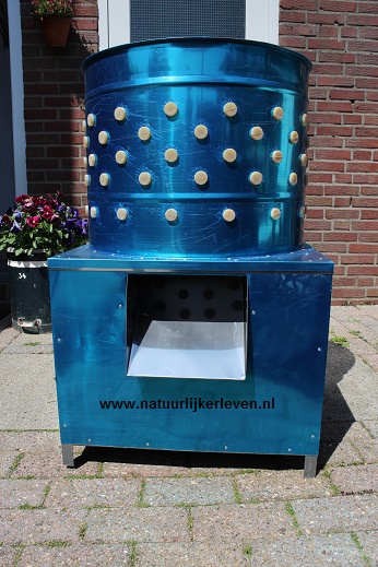Kippen plukmachine, pluimmachine voor pluimvee
