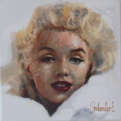 Schilderijen filmsterren en popartiesten van kunstenaar Peter Donkersloot