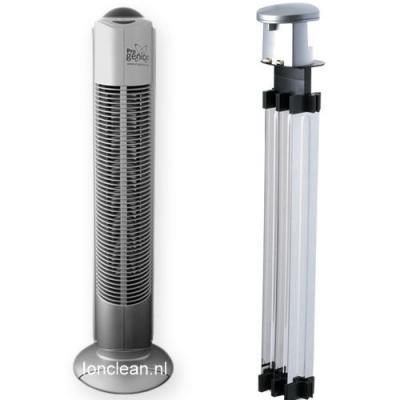 Mooie towerdesign ionisator luchtreiniger PR-367 filtert 40m2!
