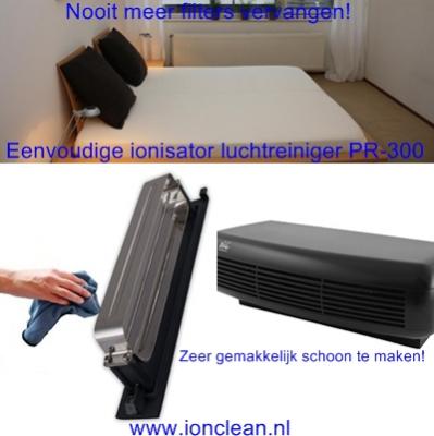 Ionisator luchtreiniger voor op uw slaapkamer PR-300!