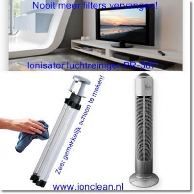 Reinig uw huis van vervuilde deeltjes met de PR-367 ionisator luchtreiniger!
