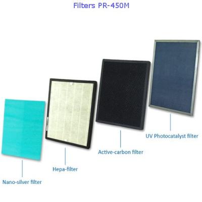 Hepa luchtreiniger met filtertechniek PR-450M geschikt voor ruimtes tot 100m2!