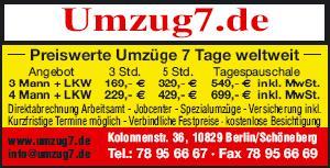 www.Umzug7.de SchÃ¶neberg Nach Tempelhof Steglitz Kreuzberg 