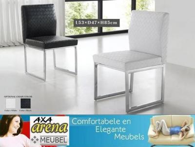 Luxe design moderne leer STOELEN AXA MEUBELEN BREDA DEN HAAG