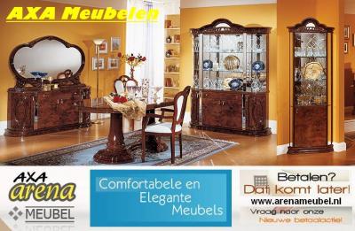 LAAGSTE PRIJS divina hoogglans Hoekvitrinekast AXA MEUBELEN Breda Den Haag