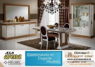 HOOGGLANS TAFELS DRESSOIR VITRINE KAST TV MEUBELEN AXA BREDA DEN HAAG