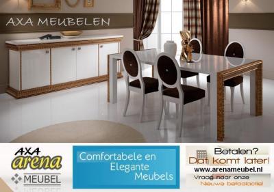 HOOGGLANS TAFELS DRESSOIR VITRINE KAST TV MEUBELEN AXA BREDA DEN HAAG