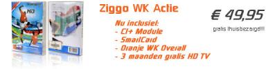 Ziggo WK ACTIE CI+Module + SmartCard + HD TV Pakket + Gadget