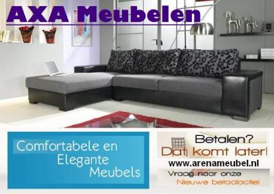 HOEKBANKEN AANBIEDING SOFAS LONGCHAIRS HOCKERS AXA MEUBELEN BREDA DEN HAAG