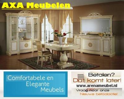 HOOGGLANS MEUBELS VITRINE TV KASTEN EETTAFELS SALONTAFELS AXA BREDA DEN HAAG