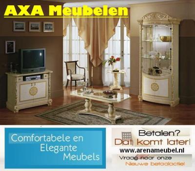 HOOGGLANS MEUBELS VITRINE TV KASTEN EETTAFELS SALONTAFELS AXA BREDA DEN HAAG