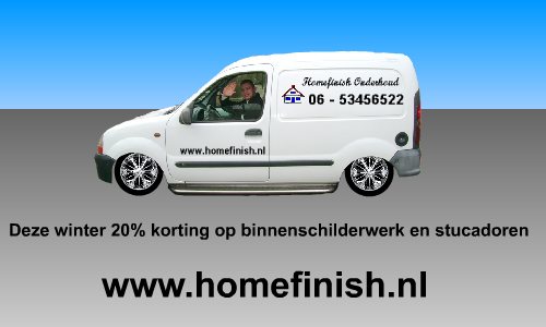 Uw schilderwerk is in betrouwbare handen bij Homefinish  Onderhoud