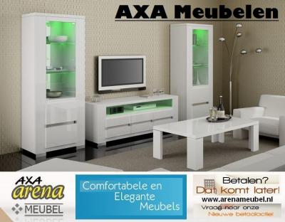 LAAGSTE PRIJS MODERN HOOGGLANS WIT WOONKAMER MEUBELEN AXA BREDA DEN HAAG verschillende kleuren licht