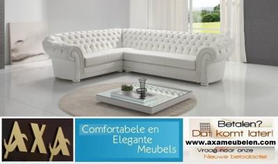 leer stof CHESTERFIELD swarovski bankstellen AXA meubelen rotterdam breda den haag