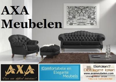 Leer lederen sofas banken Bankstellen AXA Meubelen ROTTERDAM