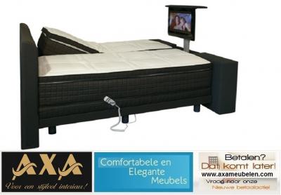Boxspring bedden lcd flatscreen tv dvd meubels AXA ROTTERDAM