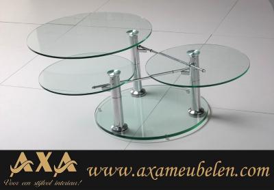 glazen meubelen modern glas salontafels AXA Rotterdam Breda Den Haag