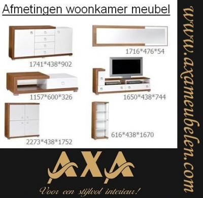 Woonwand wandmeubelen wandkasten AXA Rotterdam Breda DenHaag