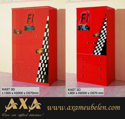 ferrari autobed racebed AXA meubels Rotterdam Breda Den Haag