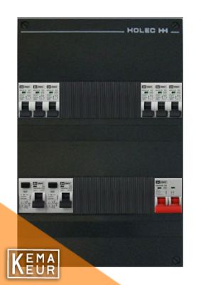 EMAT Groepenkast 4 groepen 1 fase slecht 134,65 ex KEMA-KEUR