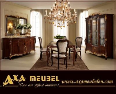 italiaanse hoogglans donatello noten woonkamers WOISS Meubels