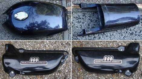 Kawasaki toermodellen, onderdelen