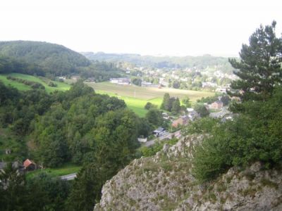 ardennen chalet in Durbuy naast  bos, hond welkom