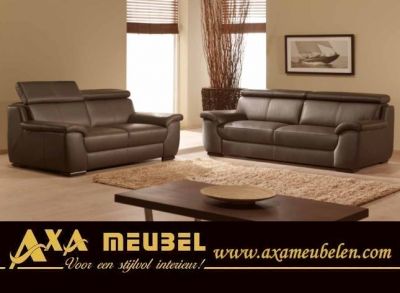tiffany lederen belform hoek banken bankstellen AXA Meubelen