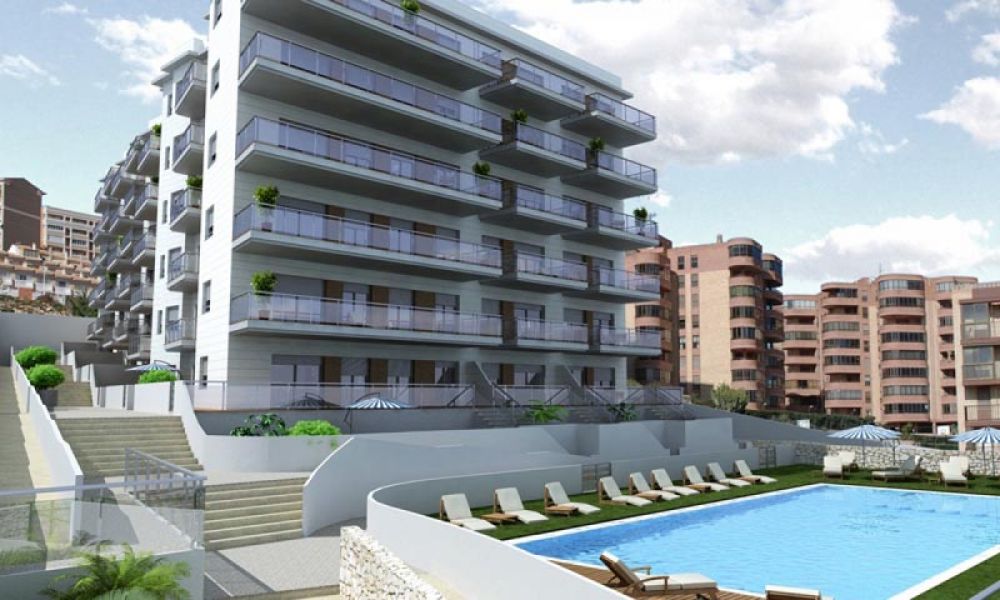 Moderne appartementen direct aan zee te koop in Elche Costa Blanca
