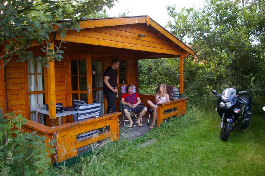 Boerderij met motor- / TT camping in Drenthe