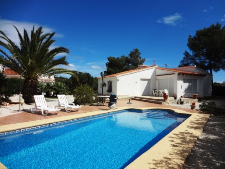 Comfortabele, rolstoel toegankelijke, villa in Javea, Costa Blanca