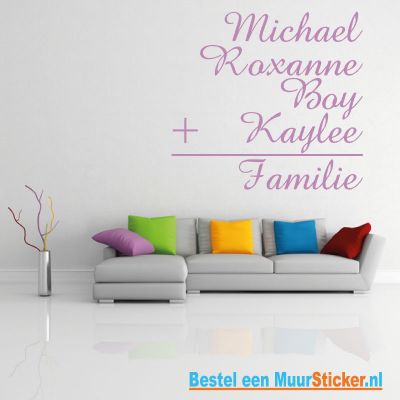 Muurteksten en muurstickers