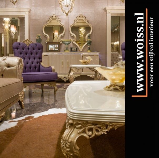 Complete inboedel woonkamer inrichting WOISS Meubel Breda